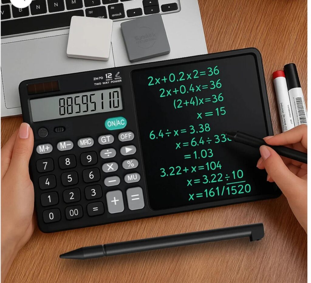 Little Fit Portable Handwriting Calculator for Students