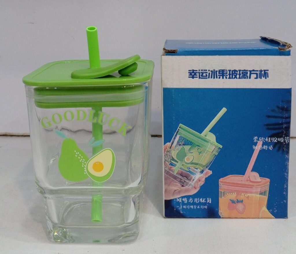 PureSip Glass Tumbler by Little Fit – Premium Clear Drinking Glass