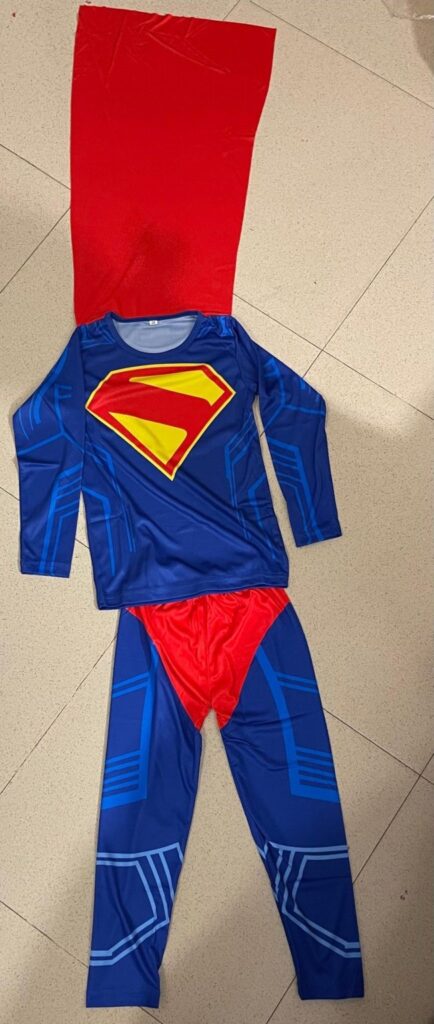 Super Strength Hero Costume Set – Superman Edition - Image 2