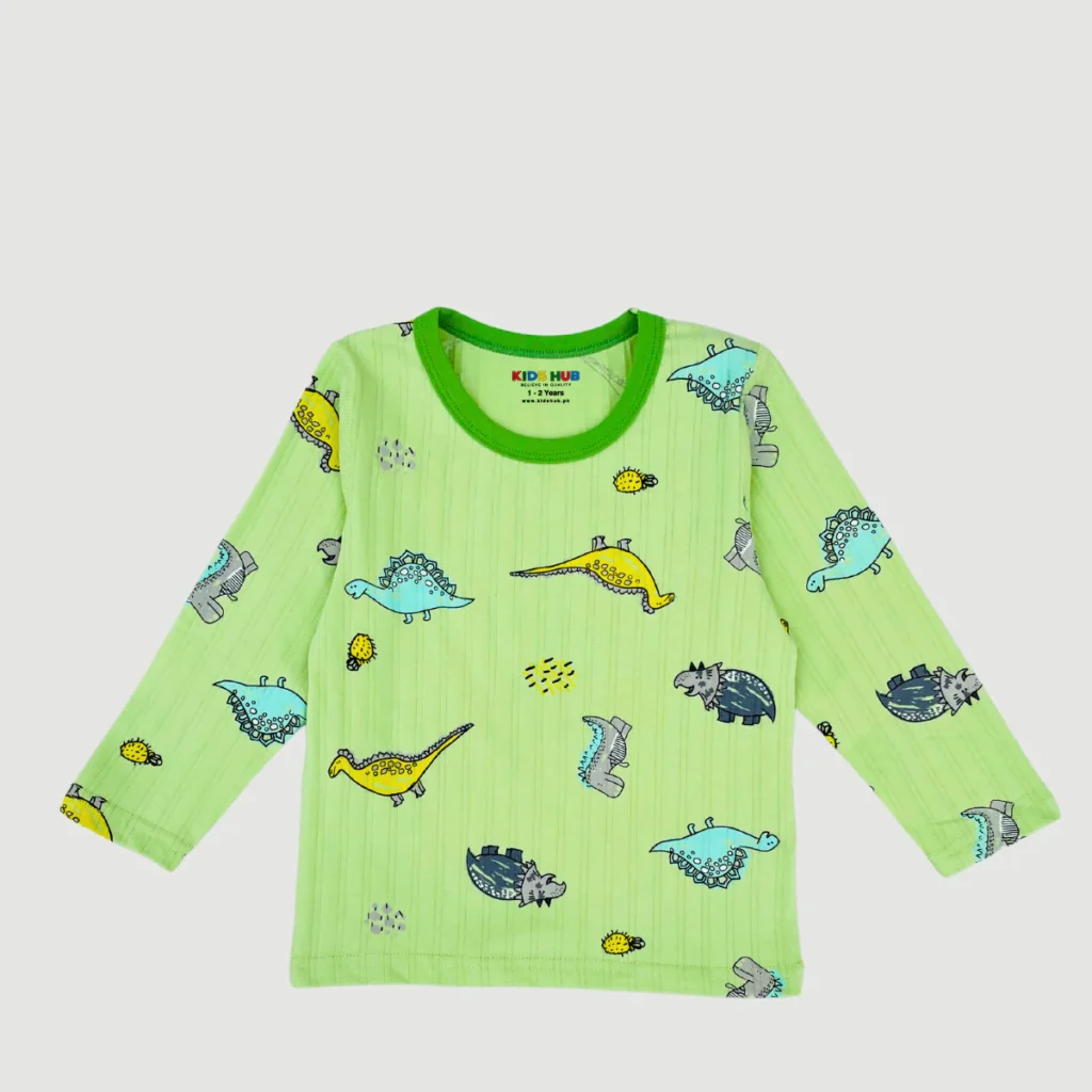 Dinos in Fresh Green JC Kids Outfit - Image 2