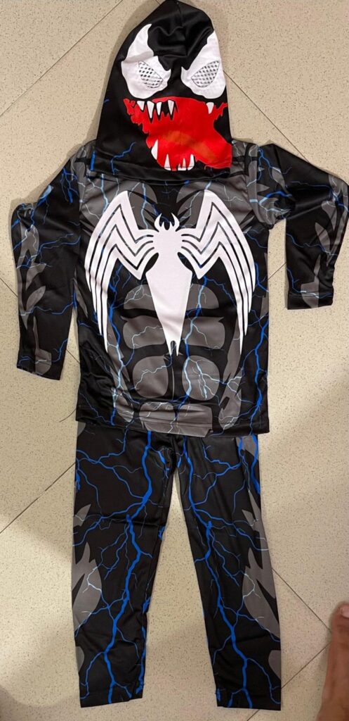 Youth Venom Marvel Spiderman Costume - Image 2
