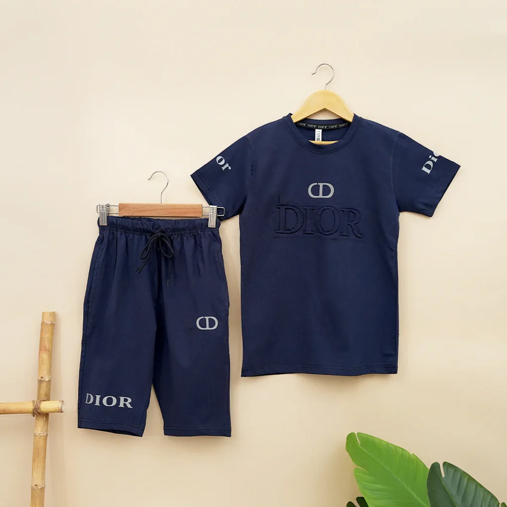 Dior navy blue boys tracksuit outfit | Little Fit