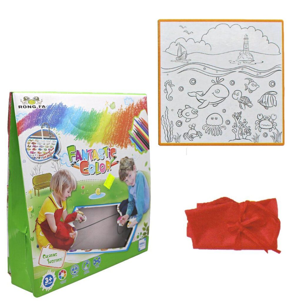 Washable Fantastic Color Mat with Markers - Image 2