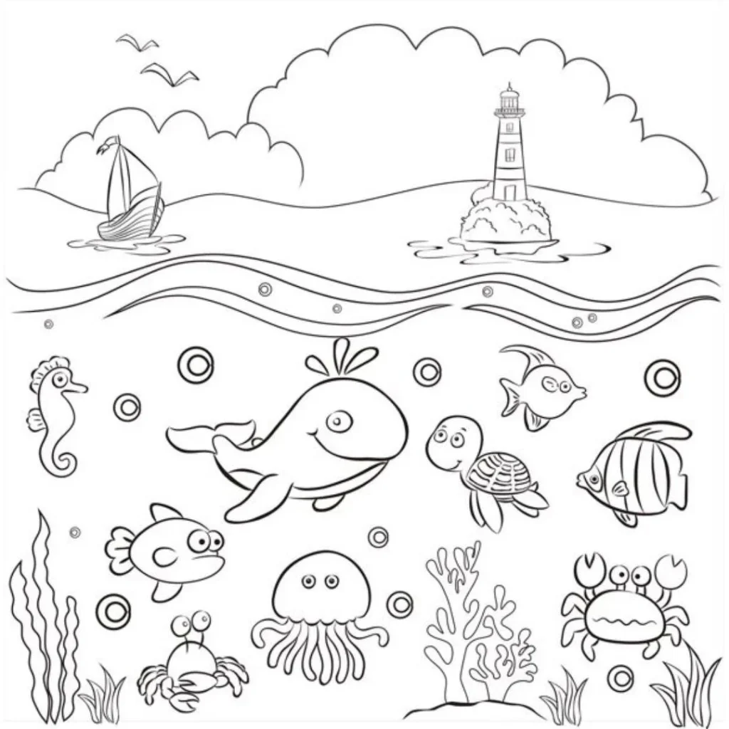 Washable Fantastic Color Mat with Markers - Image 3