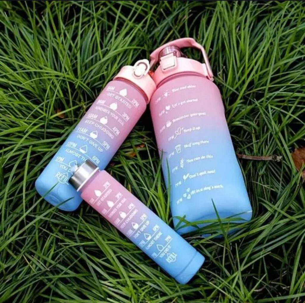 Pink Gradient Water Bottle