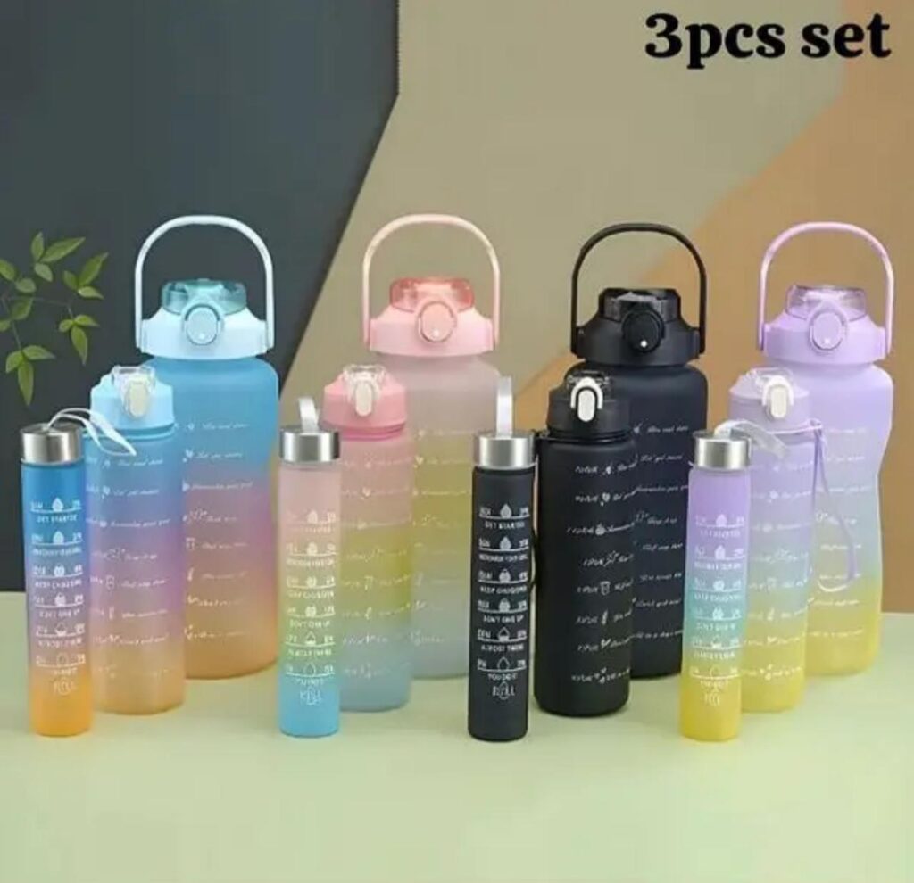 Pink Gradient Water Bottle - Image 4