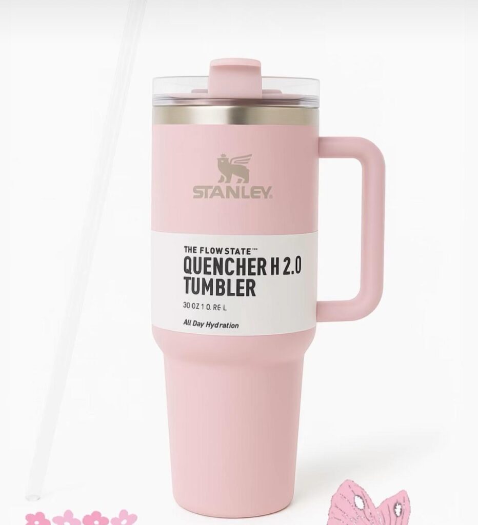 Stanley Quencher H2.0 FlowState Tumbler – Light Pink | Little Fit