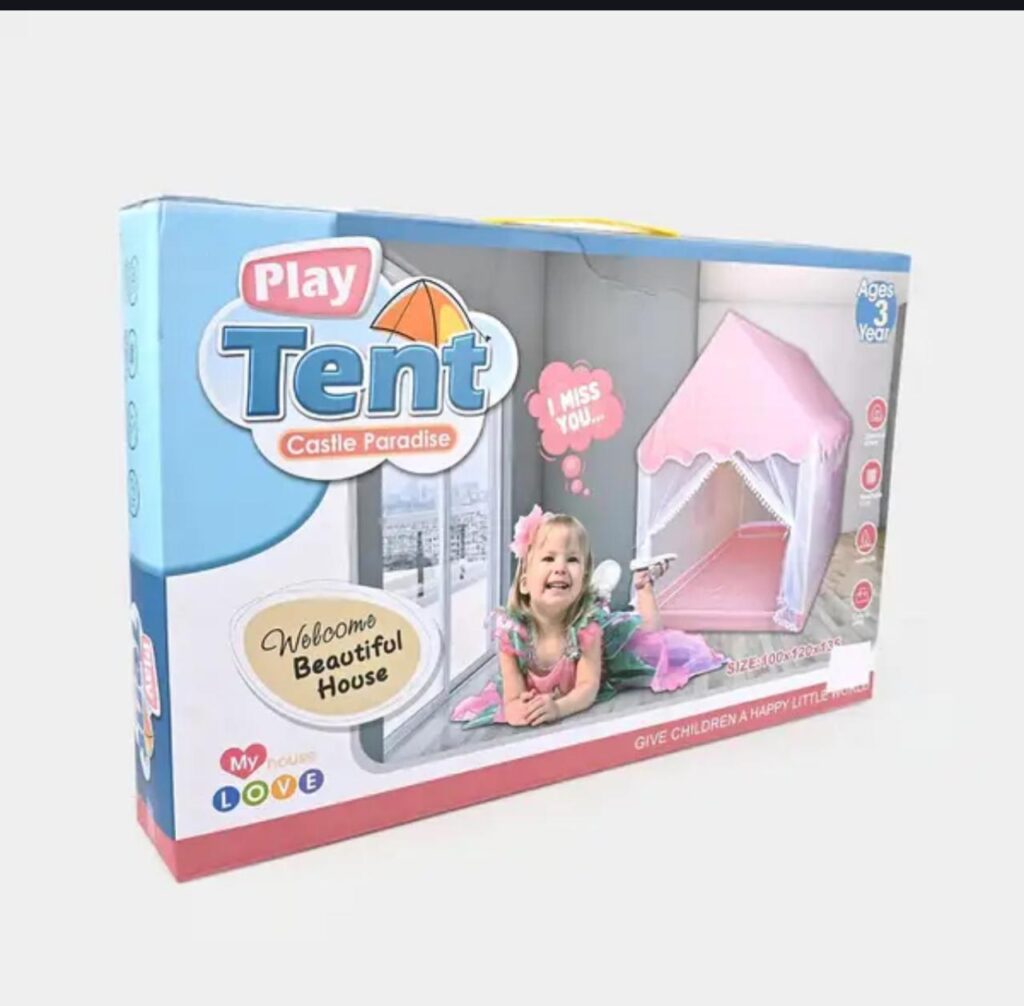 Fyeme Princess Tent House by Little Fit – Kids Playhouse Tent
