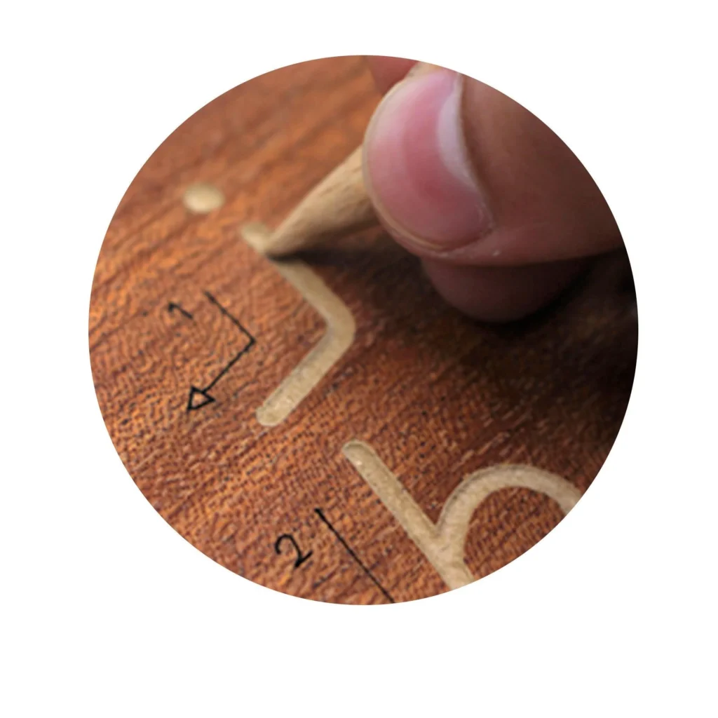Urdu Hroof e Tahaji Practice Wooden Board - Image 3