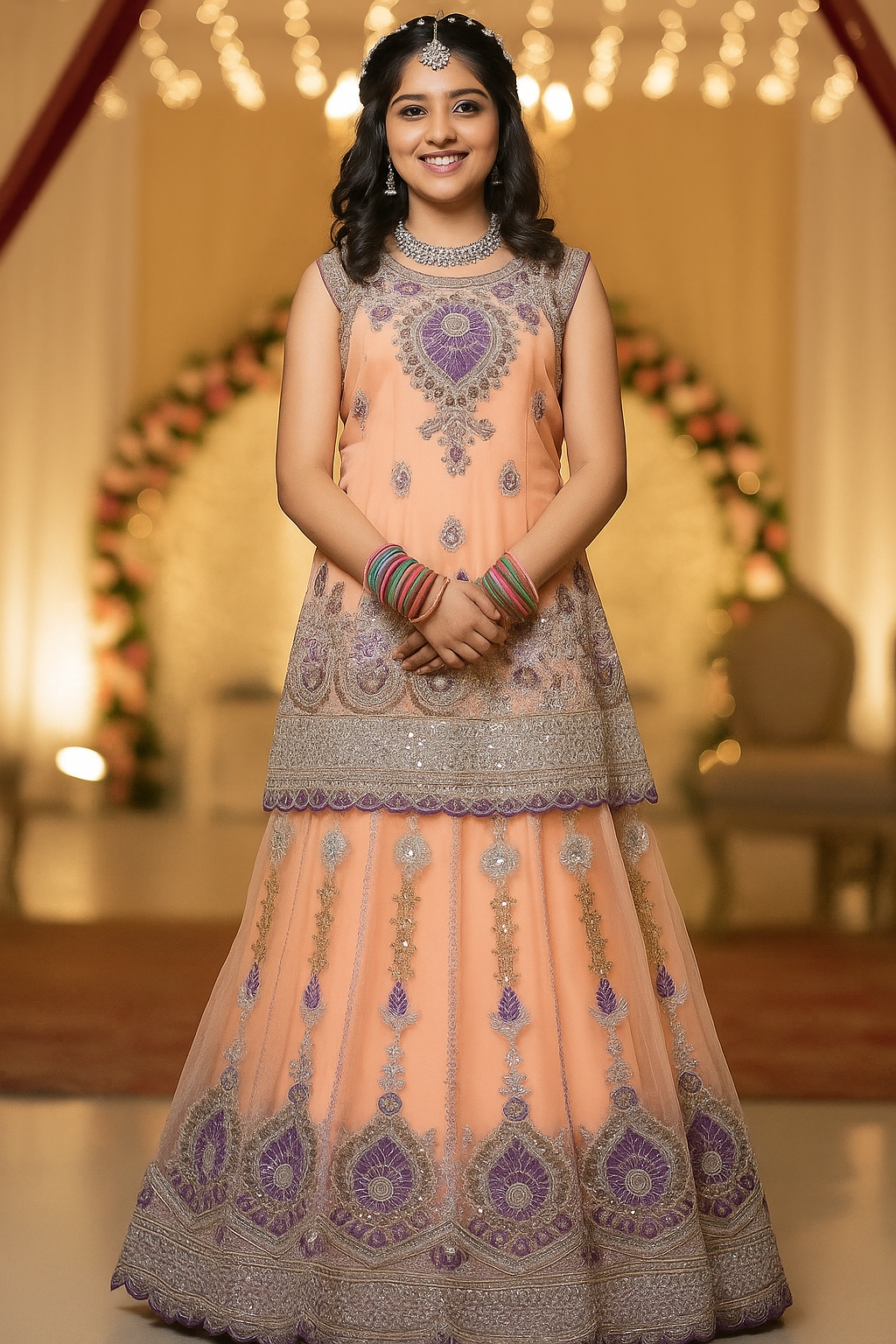 Embroided Wedding Lehenga Choli Set